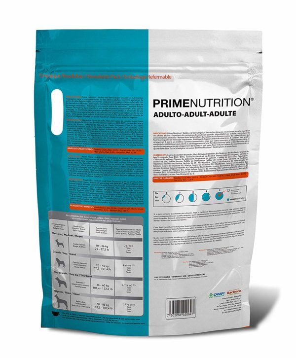 Prime Nutrition-Alimento Seco-Perro Adulto-2Kg.